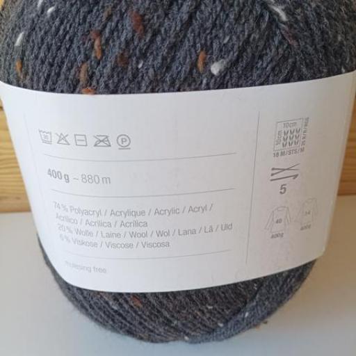 BASIC SUPER BIG TWEED ARAN 004 (GRIS) [2]