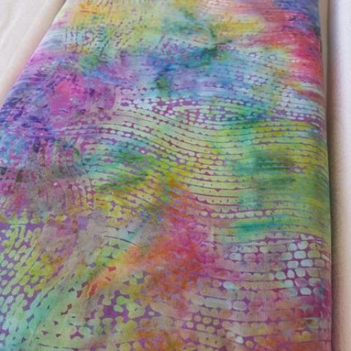 Tela de algodón BATIK multicolor