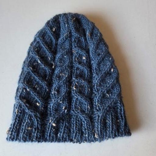 Gorro lana Donegal azul [0]