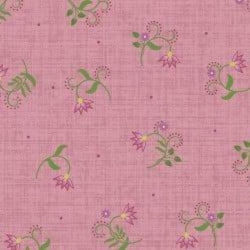 Tela de algodón FLOWER & VINE rosa MAS9884-P [2]