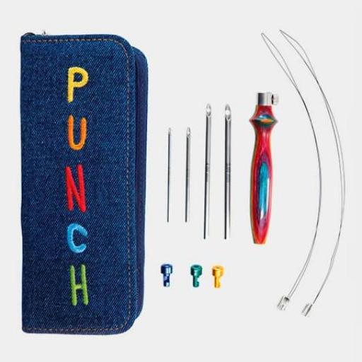 ESTUCHE SET PUNCH NEEDLE KNITPRO