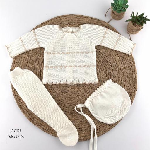 Conjunto lana bebé 3 piezas  [1]