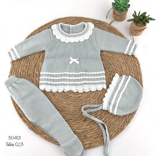Conjunto lana bebé 3 piezas  [1]