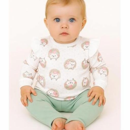 Conjunto bebé niña erizo 