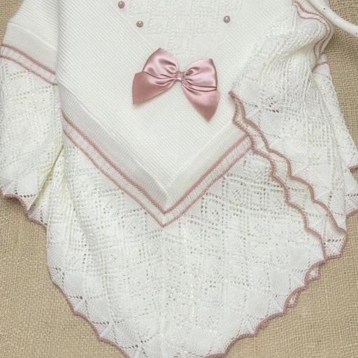 Toquilla hilo crudo Rosa palo 