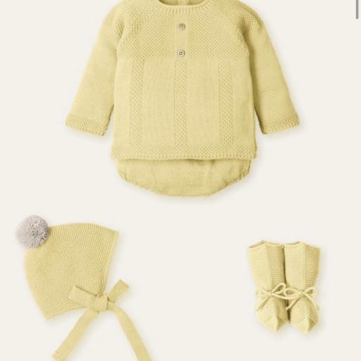 Conjunto lana 4 piezas néctar 