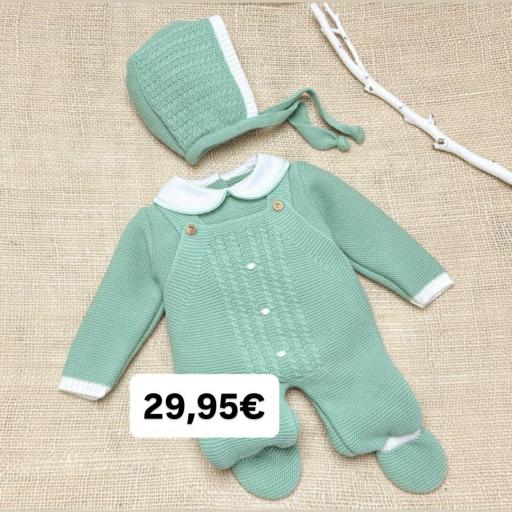 Conjunto lana 3 piezas verde  [0]