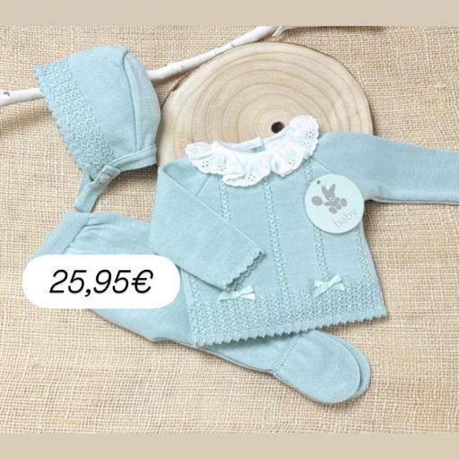 Conjunto hilo 3 piezas verde  [0]