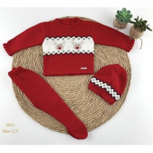 Conjunto lana 3 piezas Rudolf 