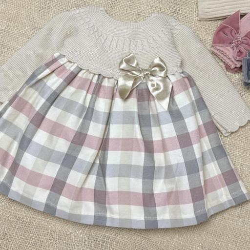 Vestido vichi “cuadritos “