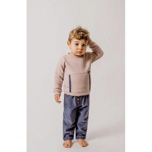 Conjunto pantalón y sudadera Calamaro bebé niño