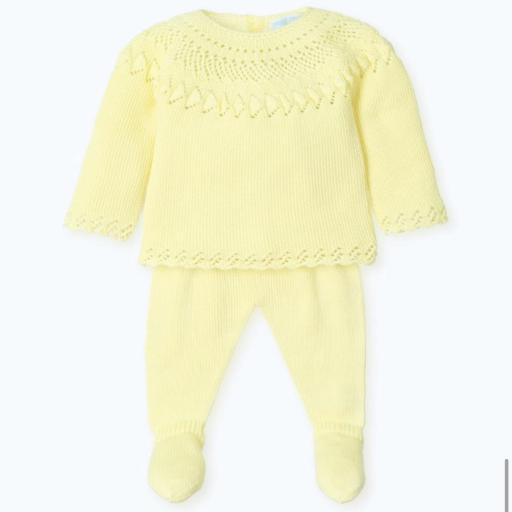 Conjunto hilo 2 piezas Mac Ilusion amarillo 