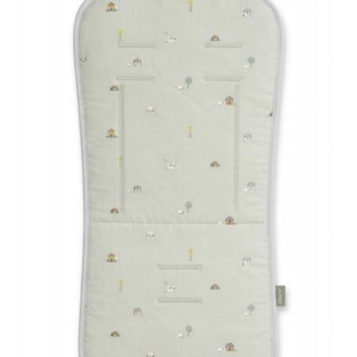 Colchoneta Reversible para Silla de Paseo "Campiña Verde"