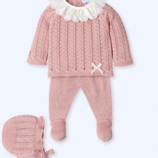 Conjunto hilo 3 piezas Mac Ilusion blossom