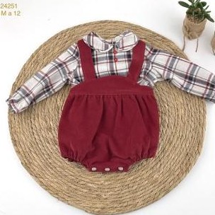 Conjunto peto y camisa bebé niño  [0]