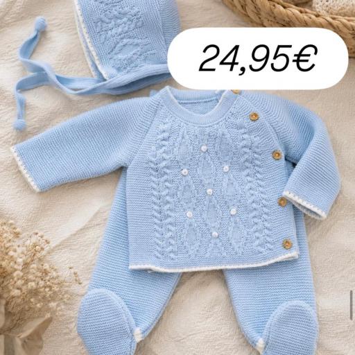 Conjunto lana 3 piezas celeste  [0]
