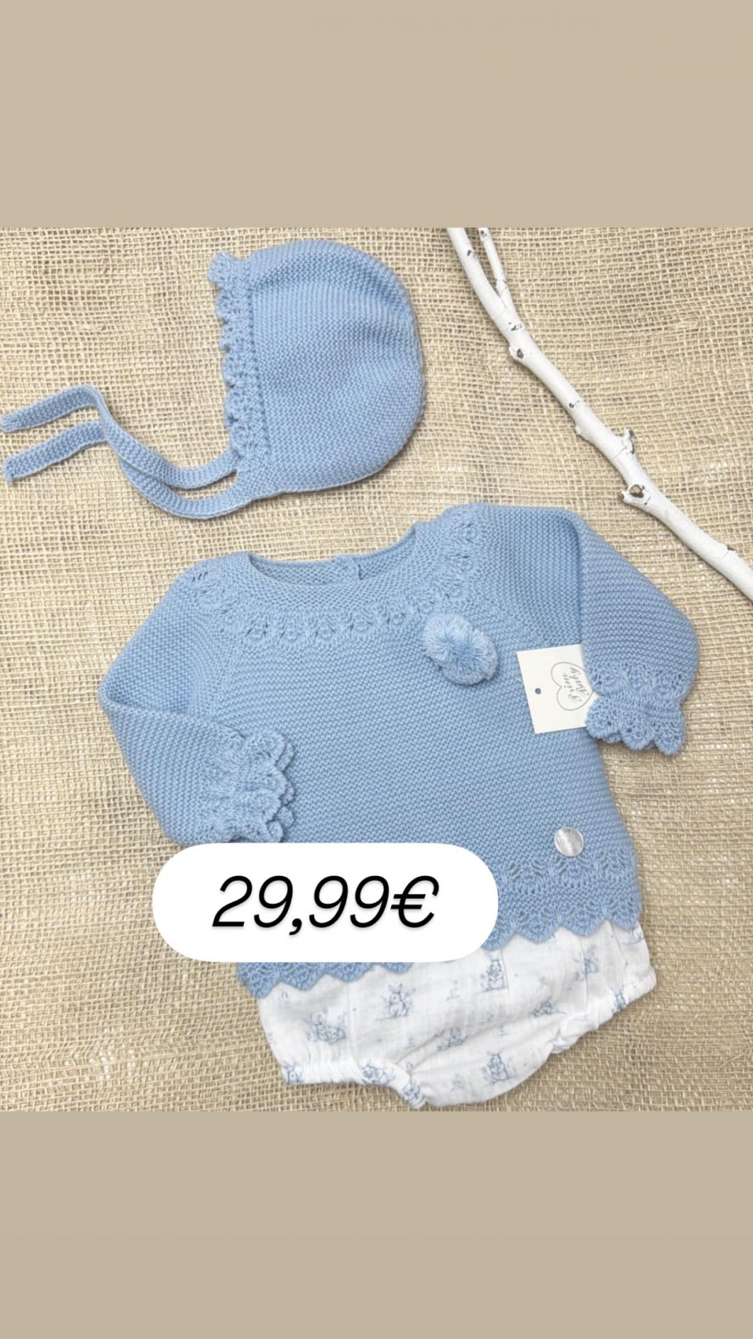 Conjunto 3 piezas Azul