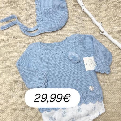 Conjunto 3 piezas Azul 