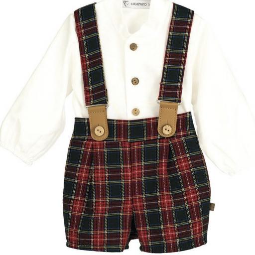 Conjunto 2 Piezas Niño – Estilo Clásico con Aire Navideño