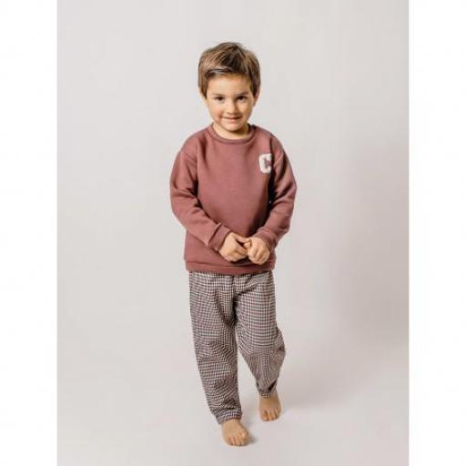 Conjunto pantalón bebé niño y sudadera Calamaro