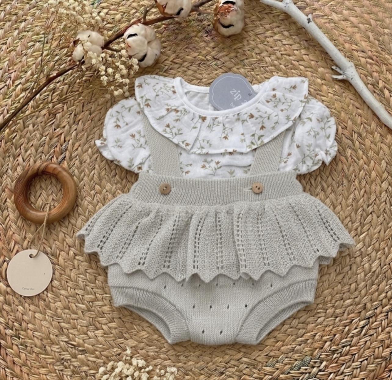 Conjunto peto hilo con camisa