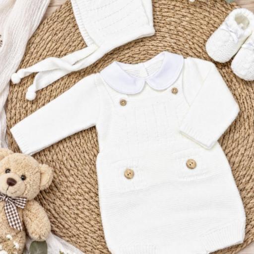 Conjunto lana 3 piezas blanco  [0]