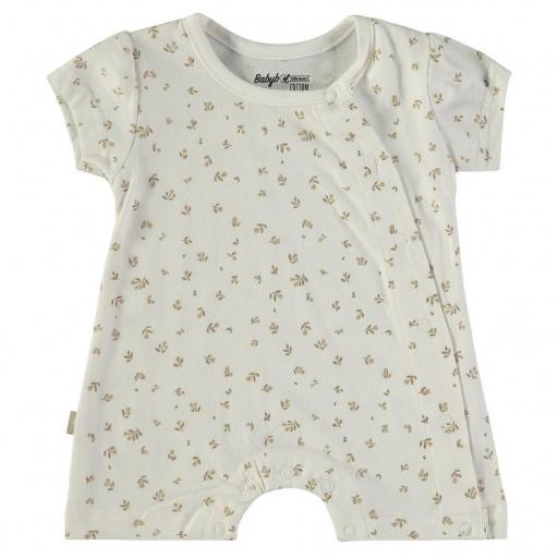 Pelele manga corta algodón 