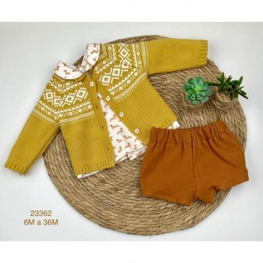 Conjunto 3 piezas bebé niño  [1]