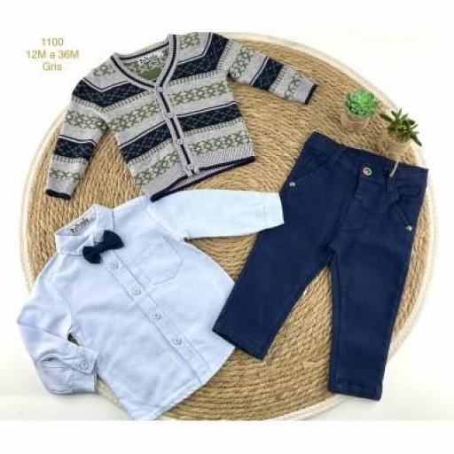 Conjunto bebé Niño 3 piezas 