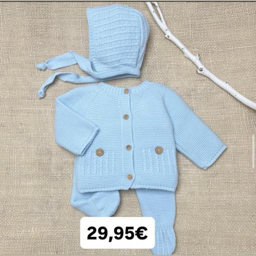 Conjunto lana 3 piezas celeste  [0]