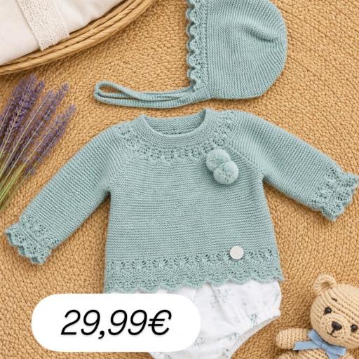 Conjunto 3 piezas verde