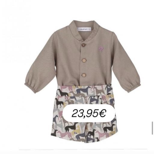 Conjunto bebé niño galgos  [0]