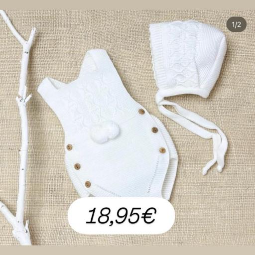 Ranita y capota blanca 