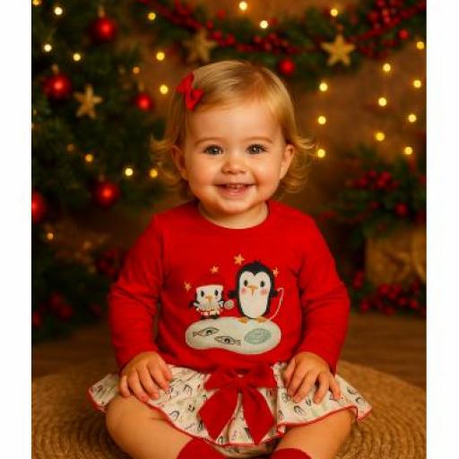 Conjunto bebé niña navidad 