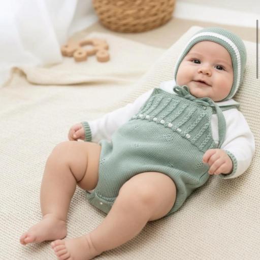 Conjunto hilo 3 piezas Verde