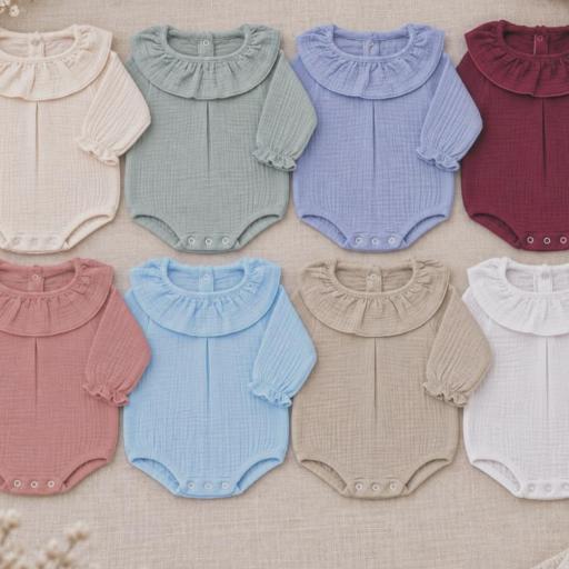 Pelele muselina colores  [0]