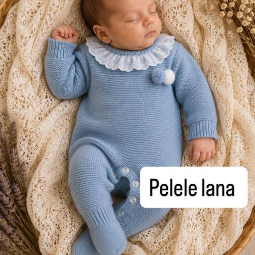 Pelele lana azulado [0]