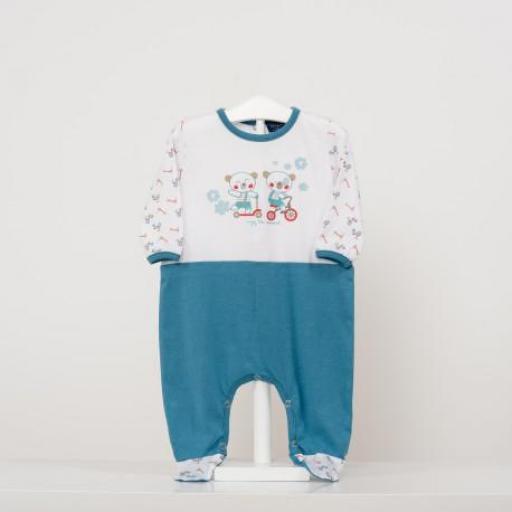 Pijama bebé niño algodón 100%