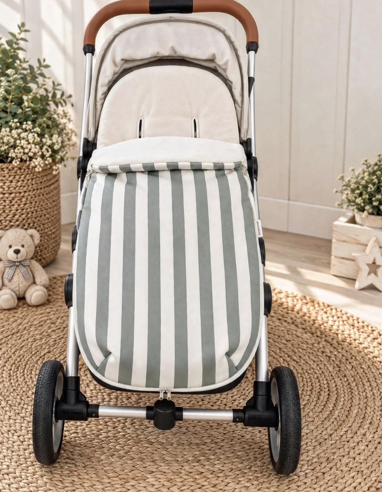 Saco silla universal rayas verde