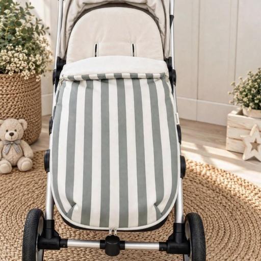 Saco silla universal rayas verde  [0]
