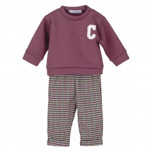 Conjunto pantalón bebé niño y sudadera Calamaro [1]