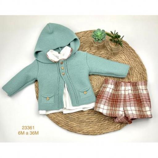 Conjunto 3 piezas bebé niño 