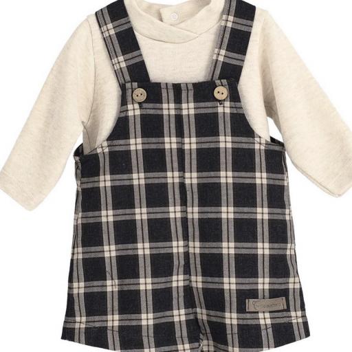 Conjunto 2 piezas peto y camiseta