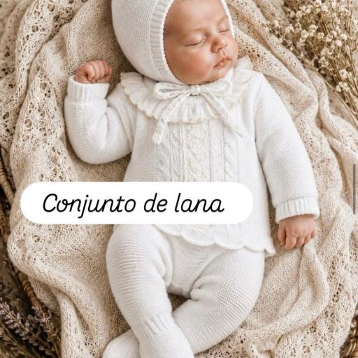 Conjunto lana 3 piezas crudo  [0]
