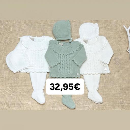 Conjunto lana 3 piezas “sueños de lana “