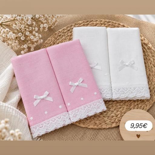 Set 2 gasas puntilla 