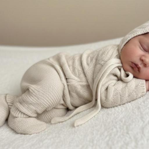 Conjunto lana 3 piezas lino  [0]