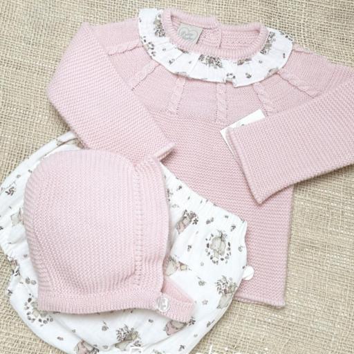 Conjunto 3 piezas “petalo y muselina” [1]