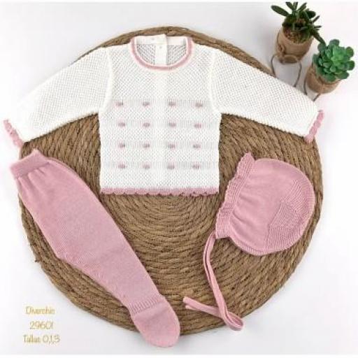 Conjunto hilo 3 piezas blanco maquillaje  [1]