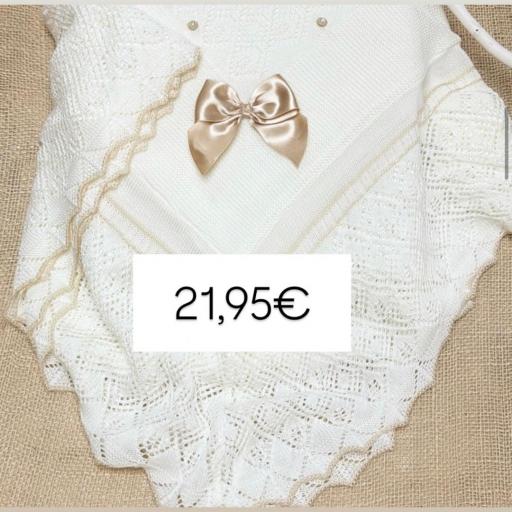 Toquilla hilo crudo arena 